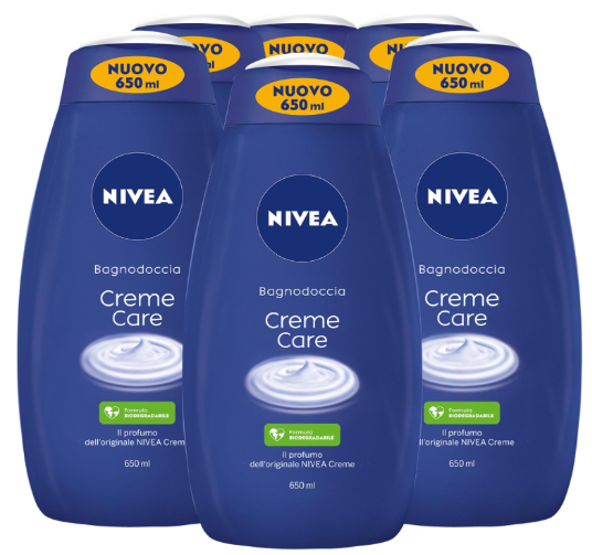 BAGNOSCHIUMA NIVEA Creme Care 650ml